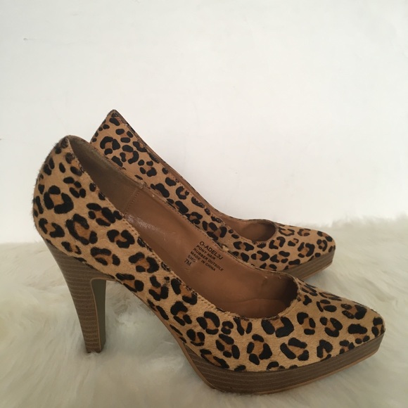 Nine West Leopard Print Heels / Size Medium - Picture 2 of 4